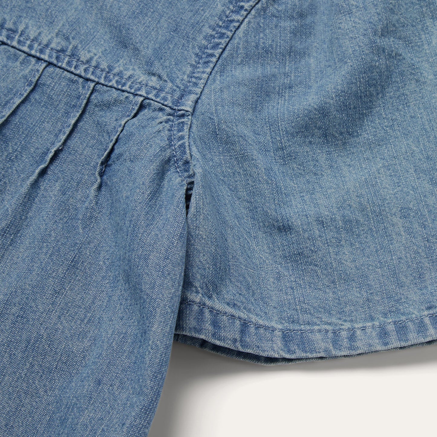 ShortSleeved Denim Blouse Women