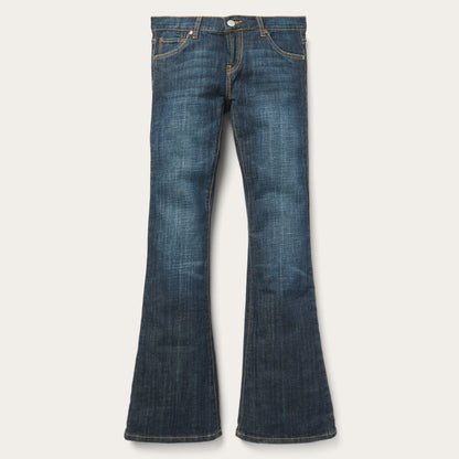 816 Classic Boot Cut Jeans In Dark Wash Women