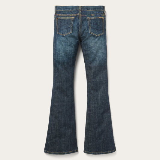 816 Classic Boot Cut Jeans In Dark Wash Women