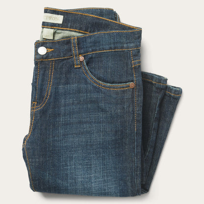 816 Classic Boot Cut Jeans In Dark Wash Women