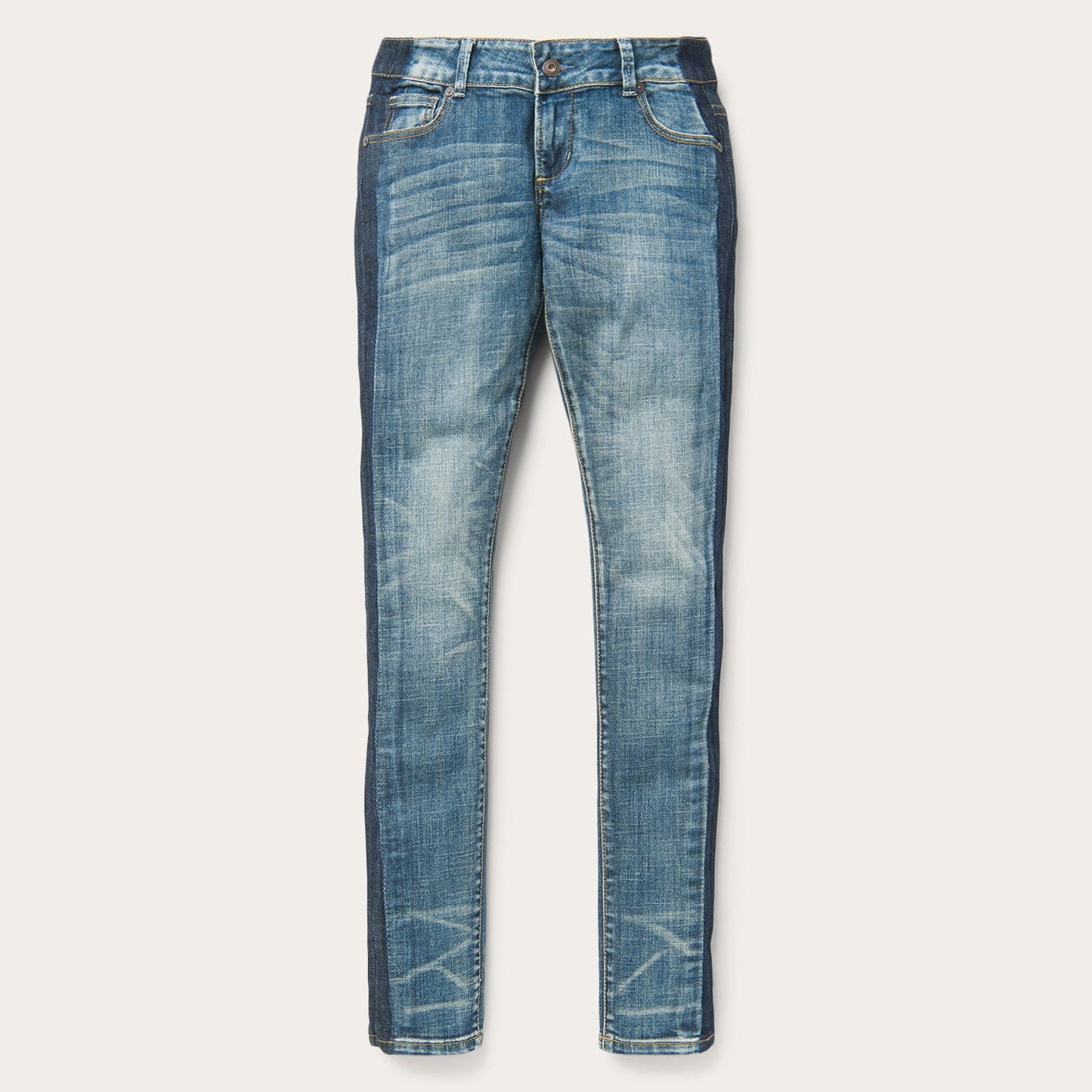 Skinny Fit Stripe Leg Jean Women