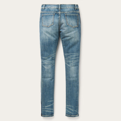 Skinny Fit Stripe Leg Jean Women