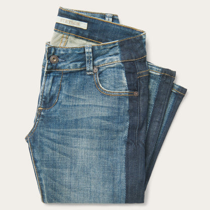 Skinny Fit Stripe Leg Jean Women