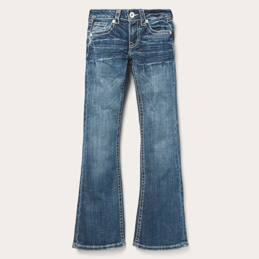 816 Fit Jeans With White S Back Pocket Women