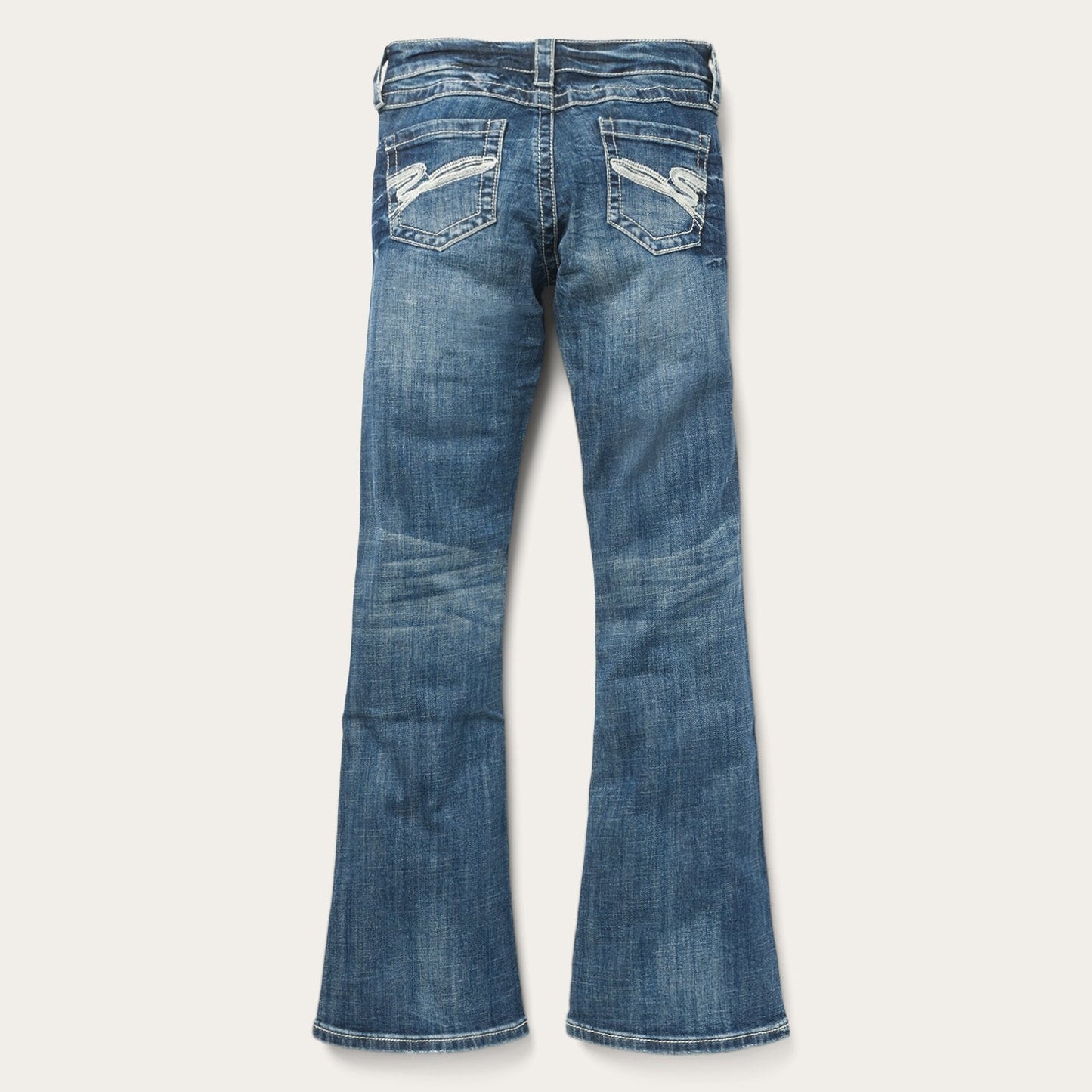 816 Fit Jeans With White S Back Pocket Women