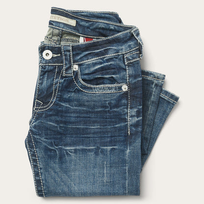816 Fit Jeans With White S Back Pocket Women