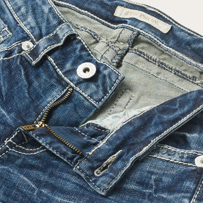 816 Fit Jeans With White S Back Pocket Women