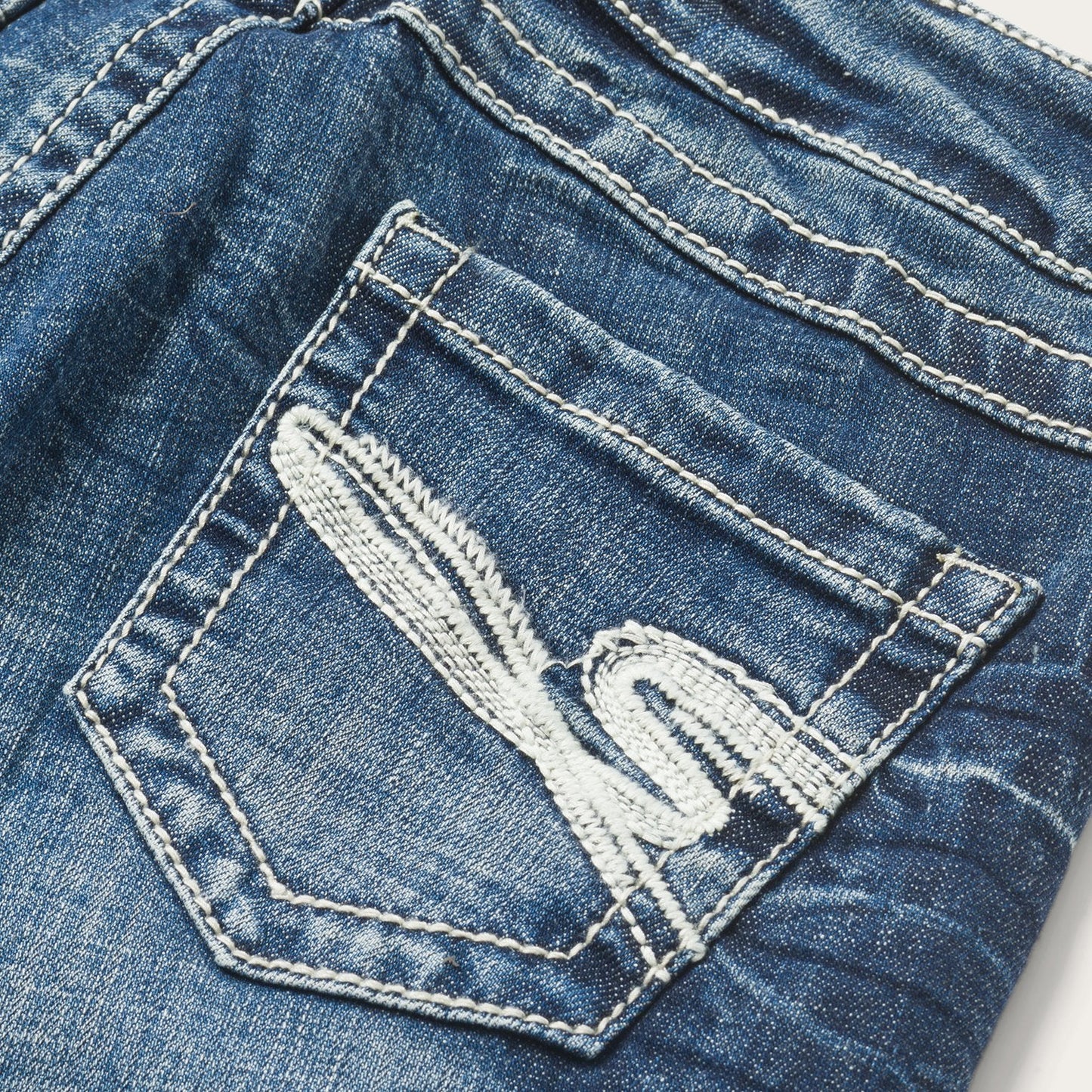 816 Fit Jeans With White S Back Pocket Women