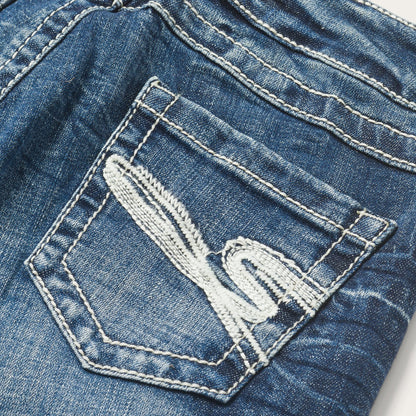 816 Fit Jeans With White S Back Pocket Women