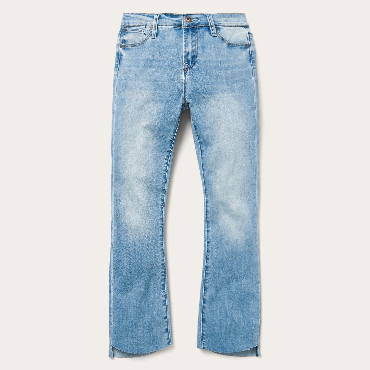 High Waist Flare Crop Jean Women