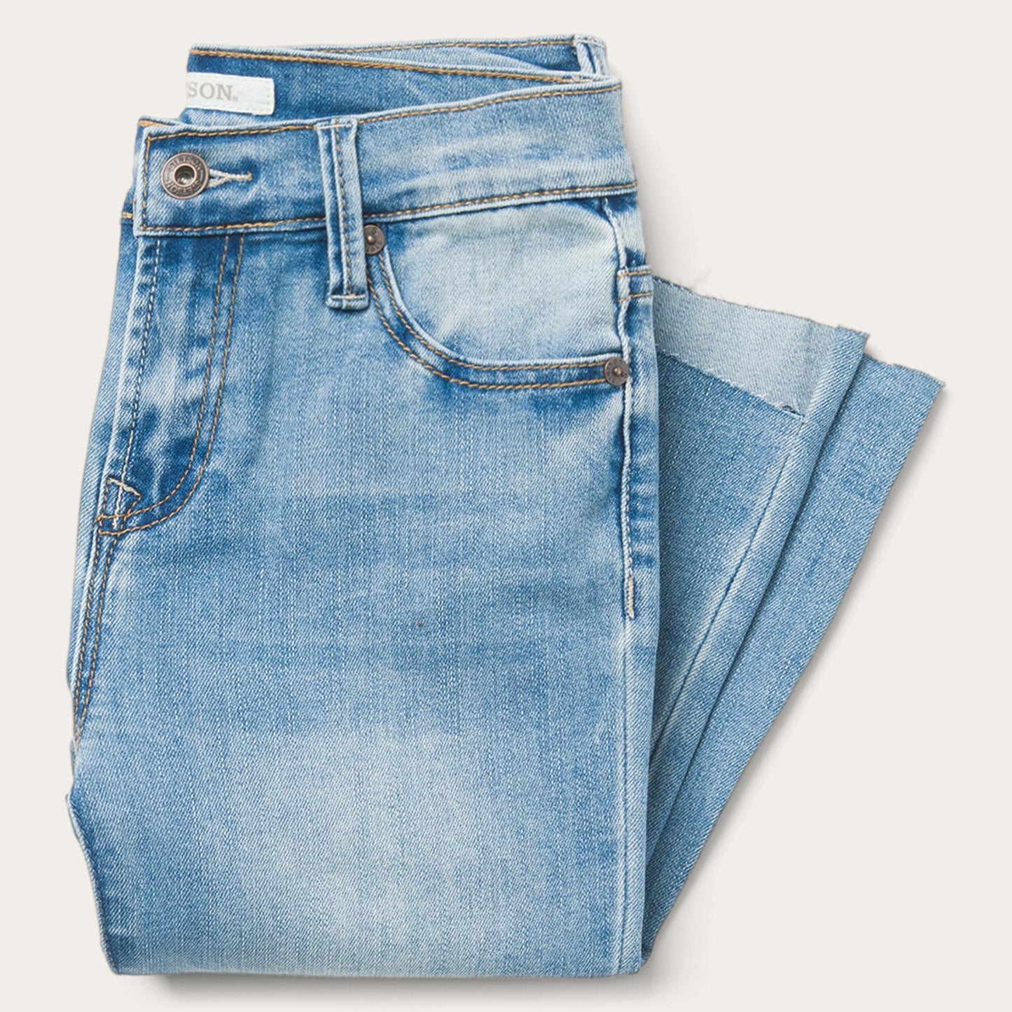 High Waist Flare Crop Jean Women