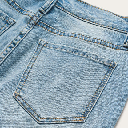 High Waist Flare Crop Jean Women