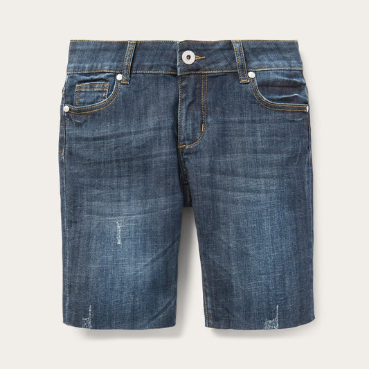Dark Wash Denim Shorts Women