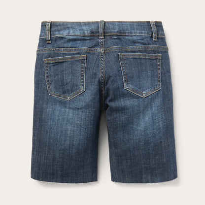 Dark Wash Denim Shorts Women
