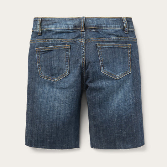 Dark Wash Denim Shorts Women