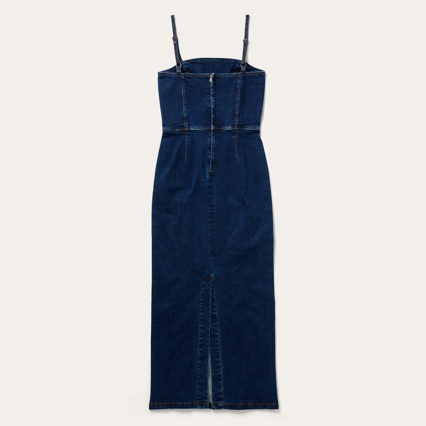 Stretch Denim Fitted Dress Women