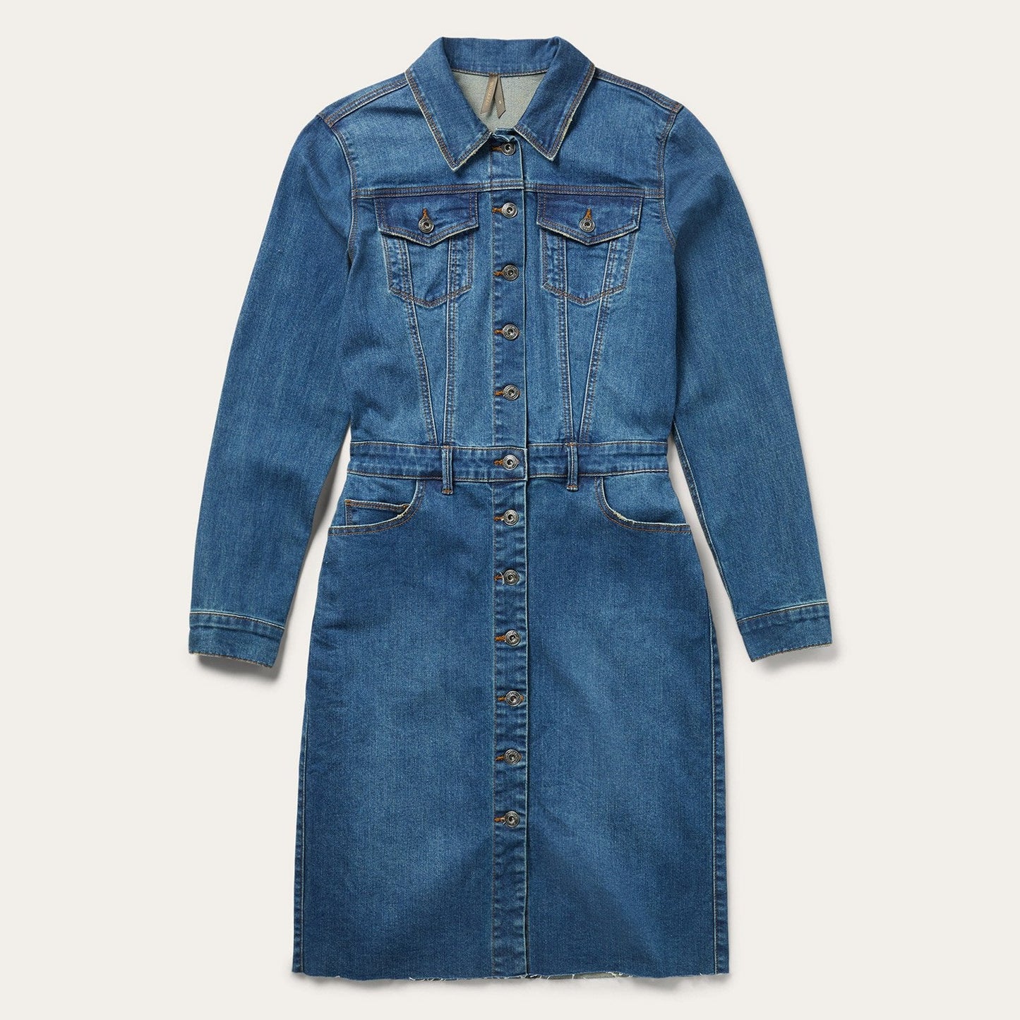 Premium Denim Shirt Dress Women
