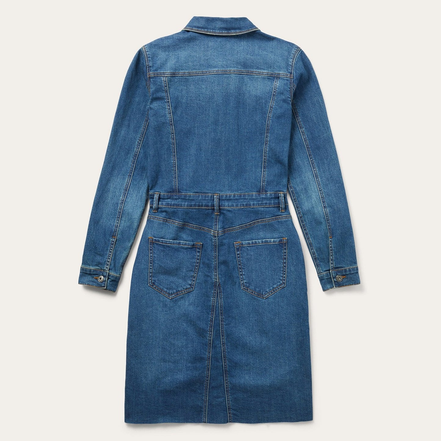 Premium Denim Shirt Dress Women