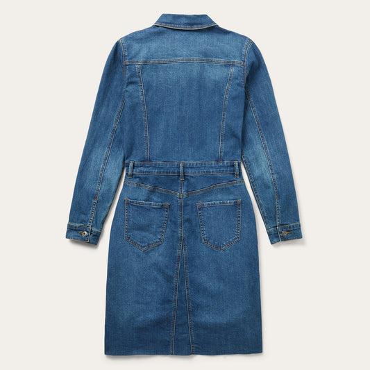 Premium Denim Shirt Dress Women