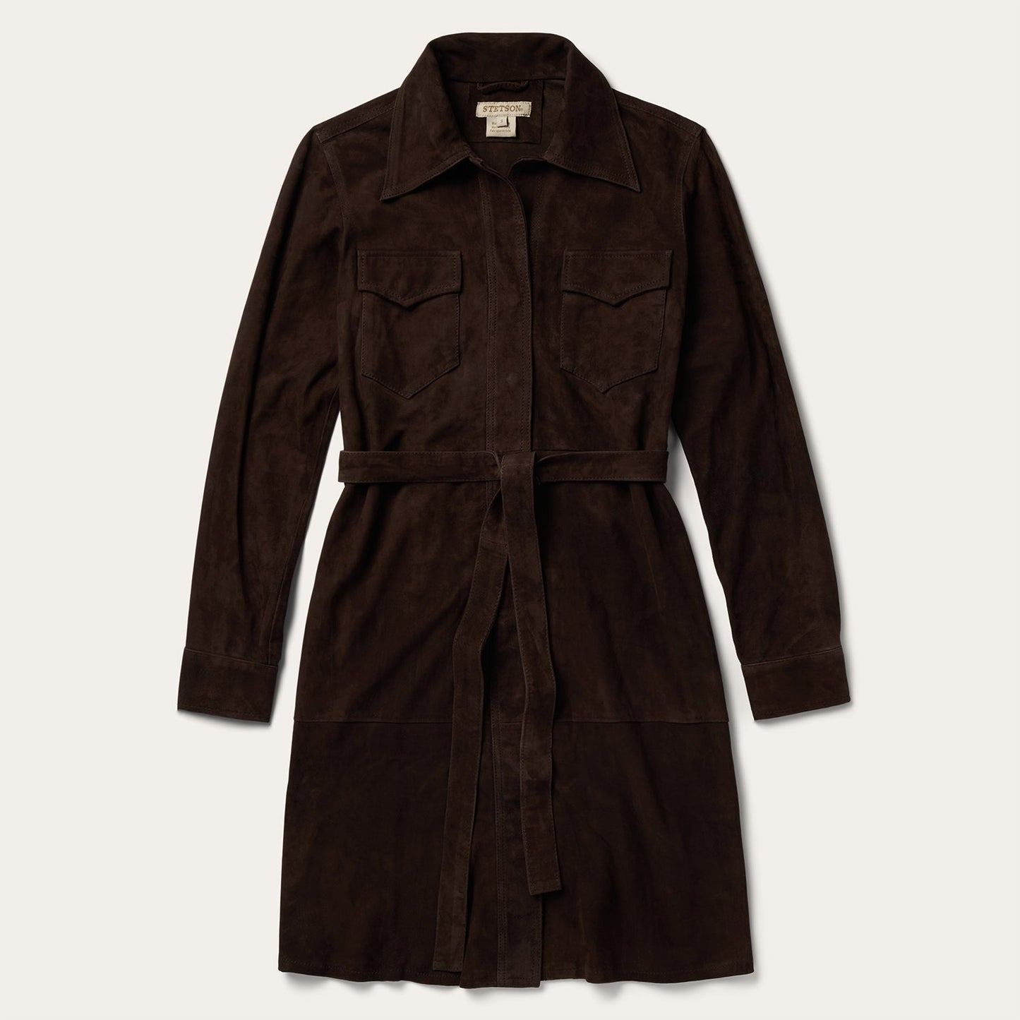 Lambskin Shirt Dress Women
