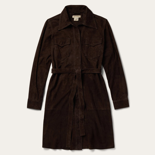 Lambskin Shirt Dress Women