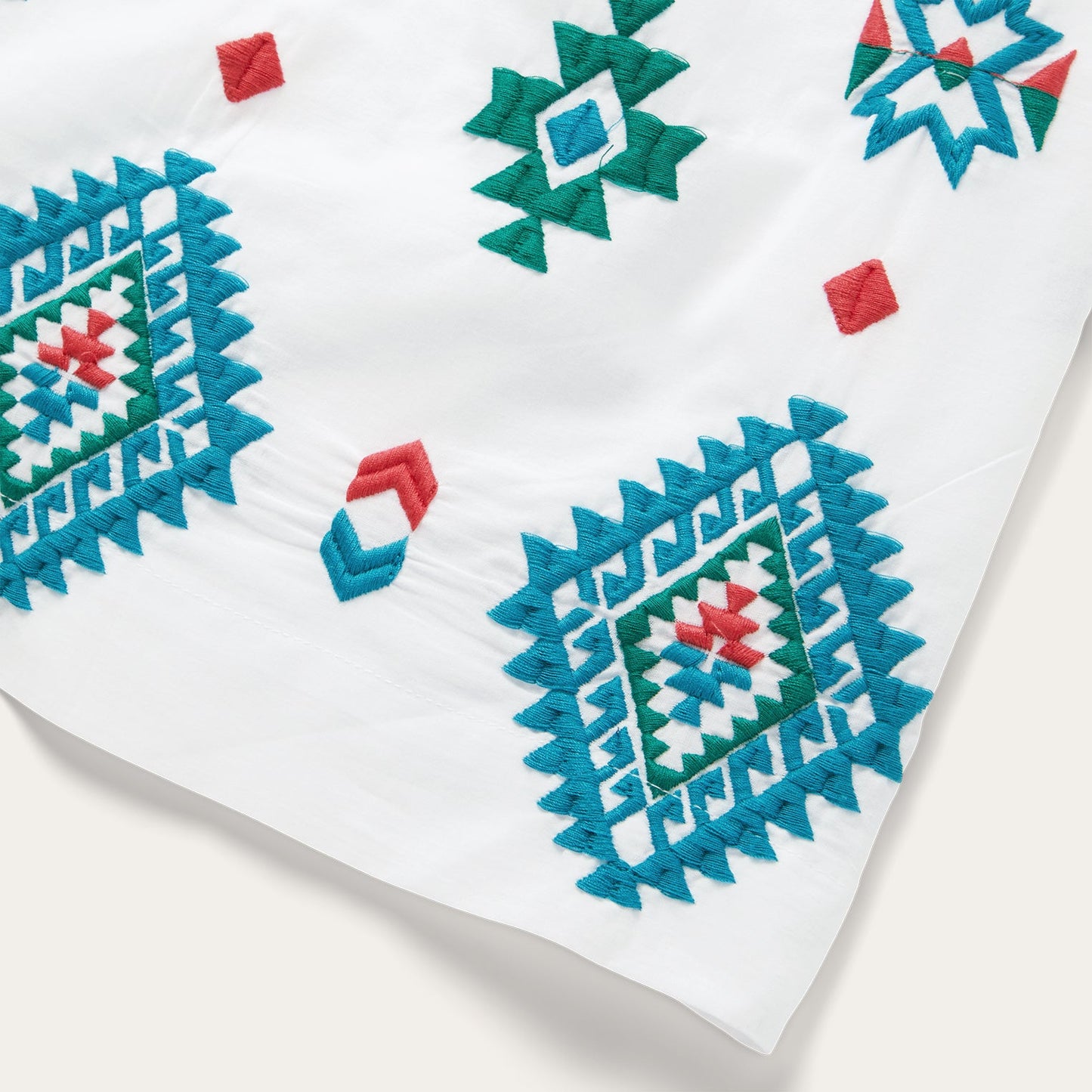 Bright Schiffli Embroidered White Cotton Lawn Dress Women