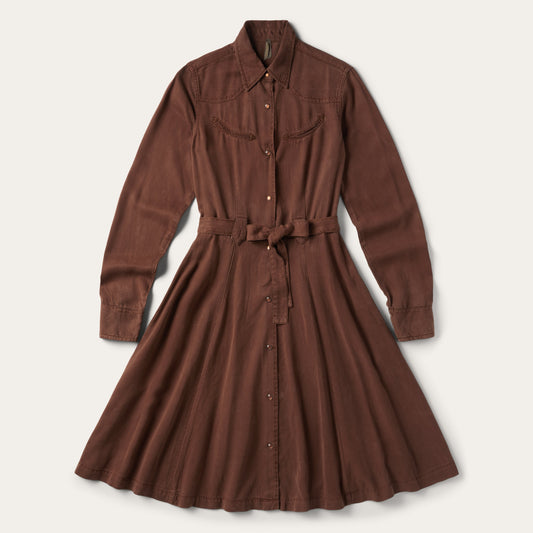 Tobacco Western Dress Women