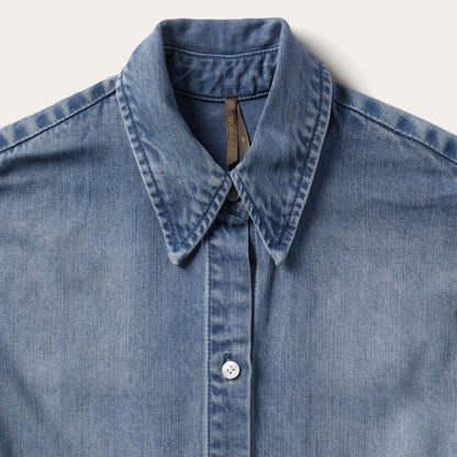 Denim TieFront Dress Women