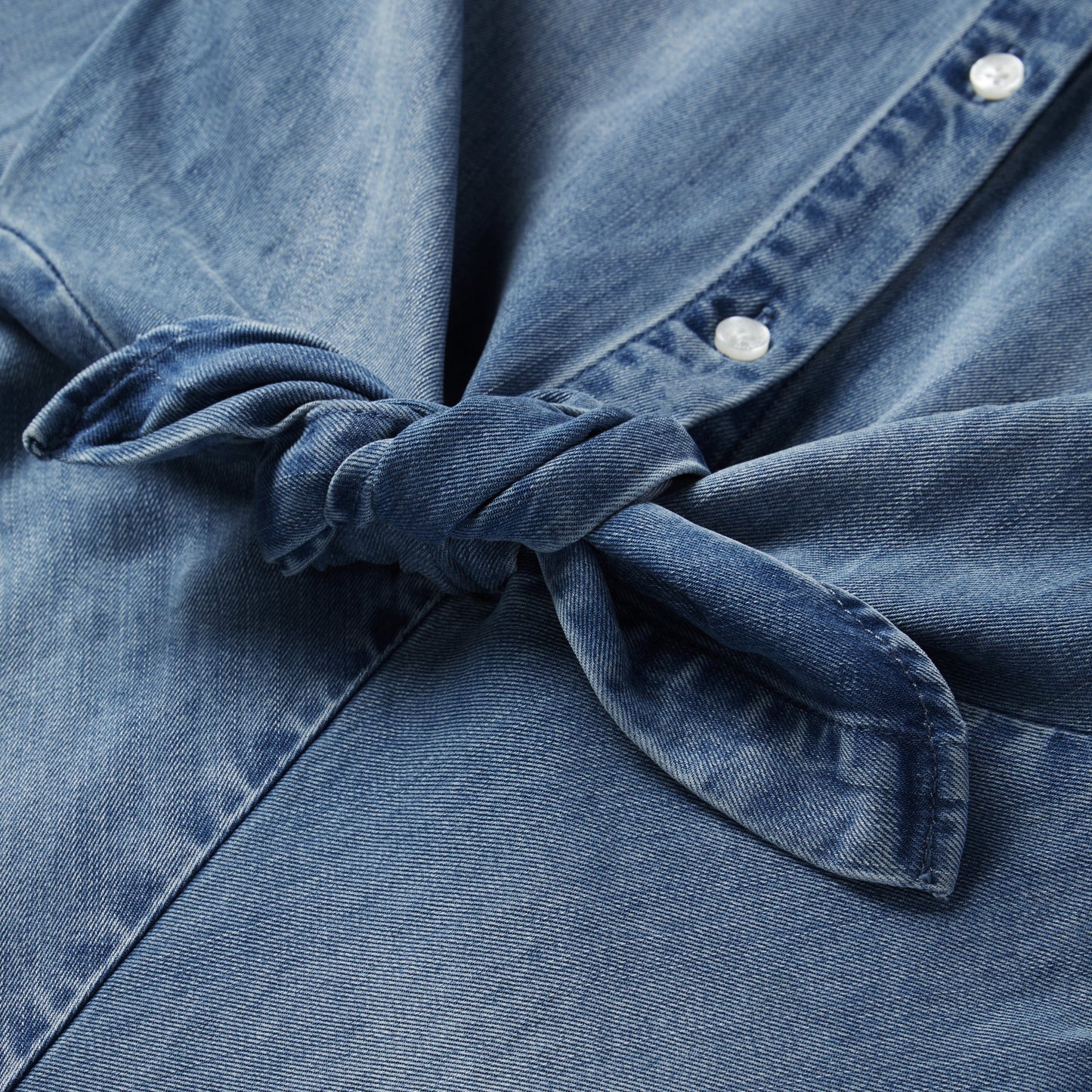Denim TieFront Dress Women