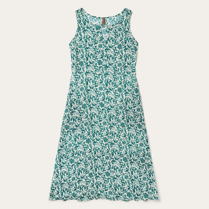 Jade Floral Print Sleeveless Dress Women
