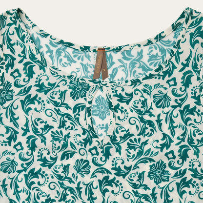 Jade Floral Print Sleeveless Dress Women