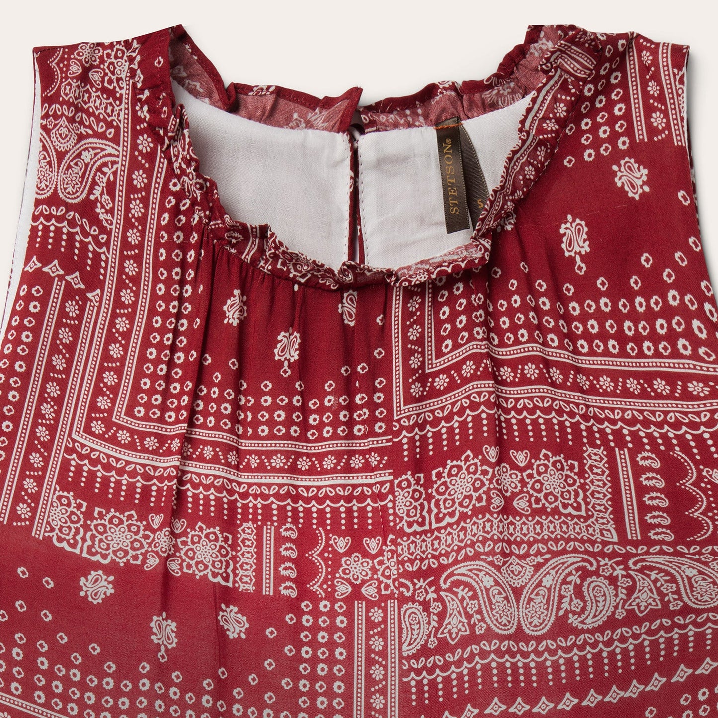 Red Bandana Patchwork Dress Women
