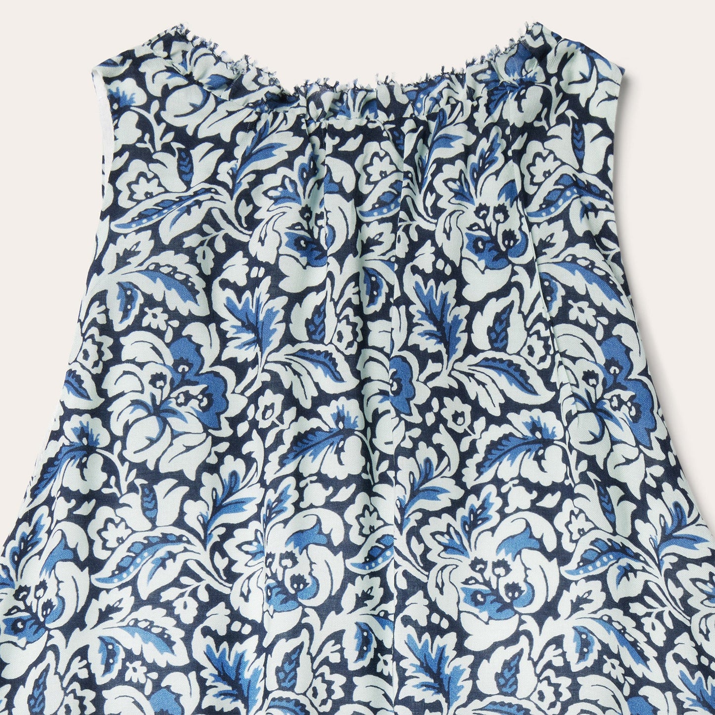 Indigo Tapestry Print Prairie Dress Women
