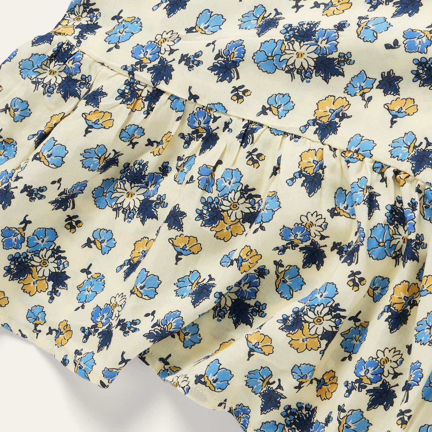 Field Flowers Print Peasant Dress Women
