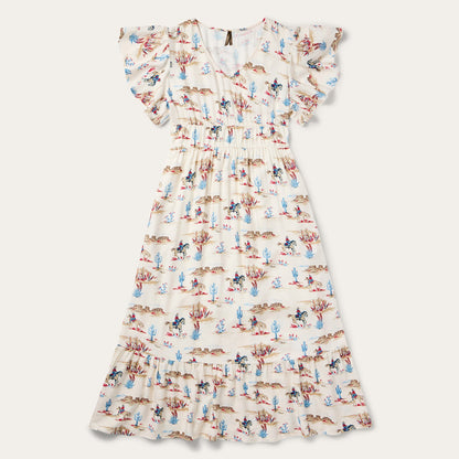 Desert Trails Print Prairie Dress Women