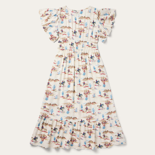 Desert Trails Print Prairie Dress Women