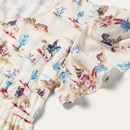 Desert Trails Print Prairie Dress Women