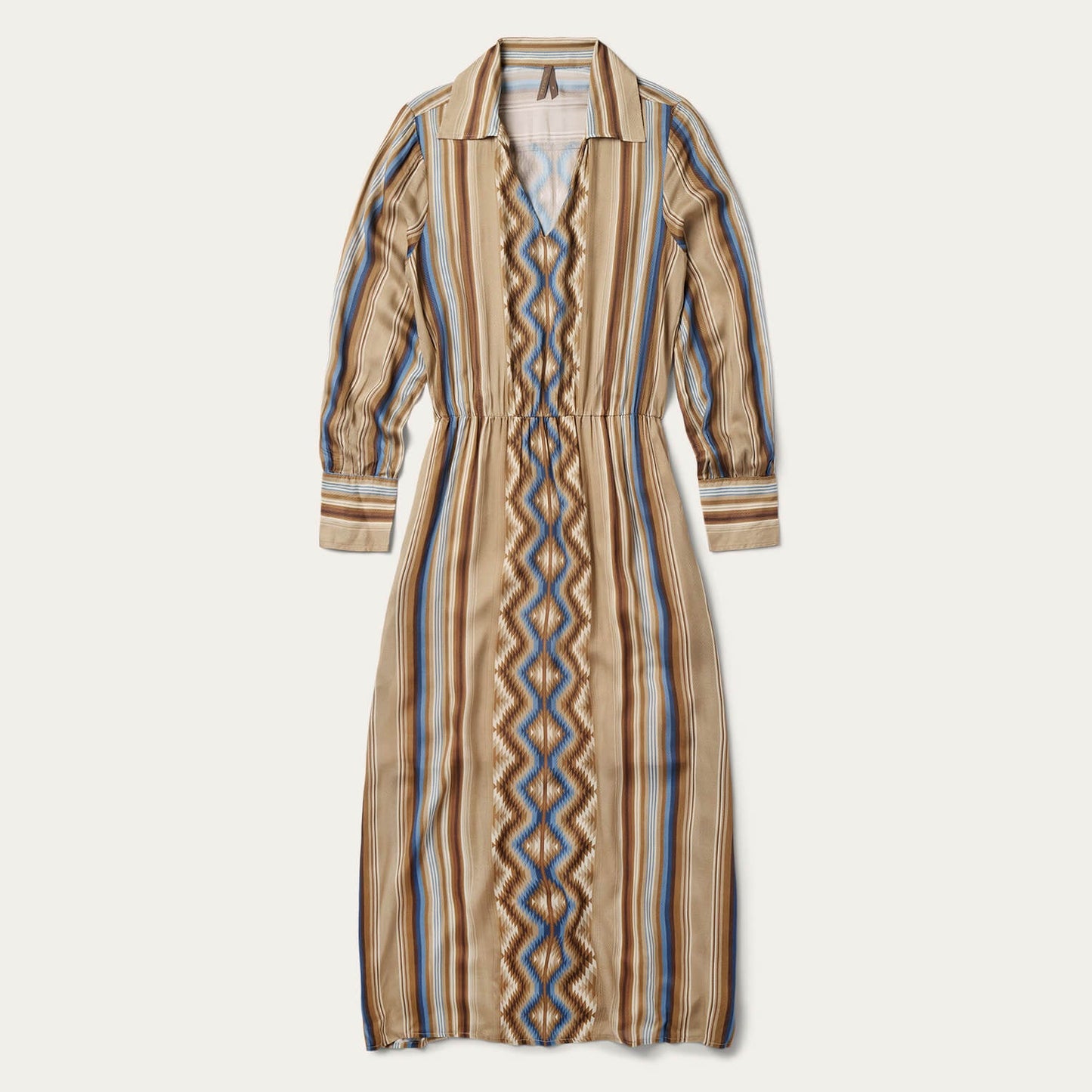 Sand Serape Print Dress Women