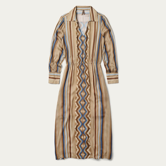 Sand Serape Print Dress Women