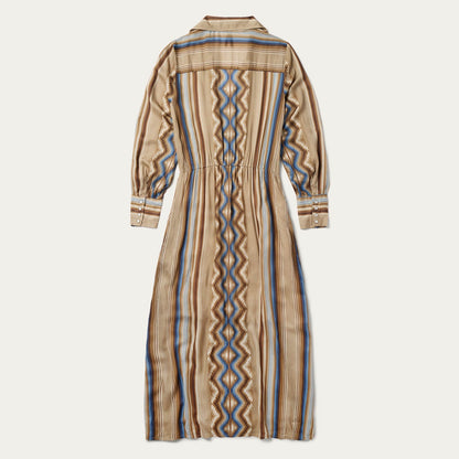 Sand Serape Print Dress Women