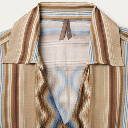 Sand Serape Print Dress Women
