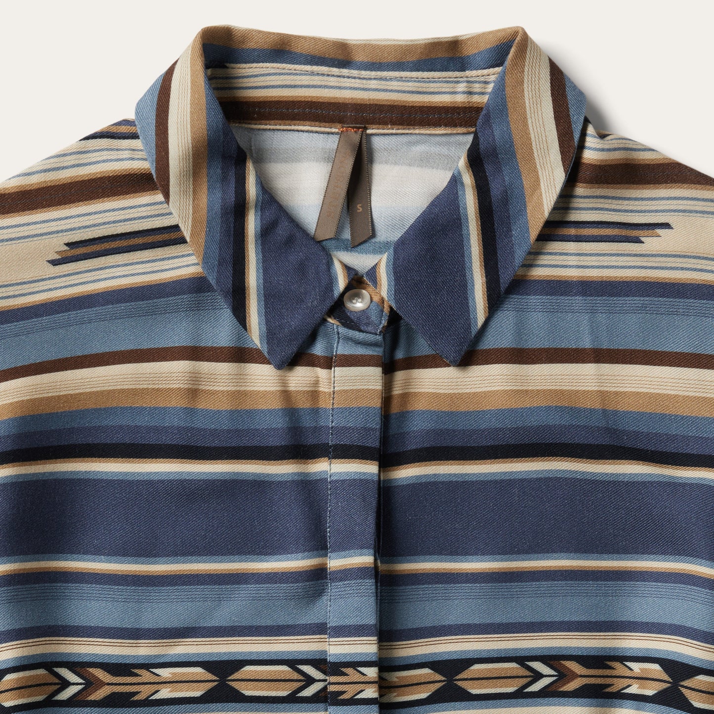 Indigo Serape Print Dress Women