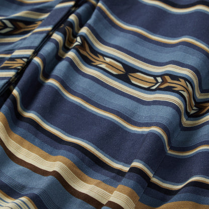 Indigo Serape Print Dress Women