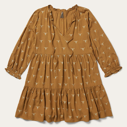 Mojave Longhorn Print Dress Women
