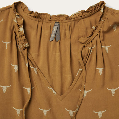 Mojave Longhorn Print Dress Women