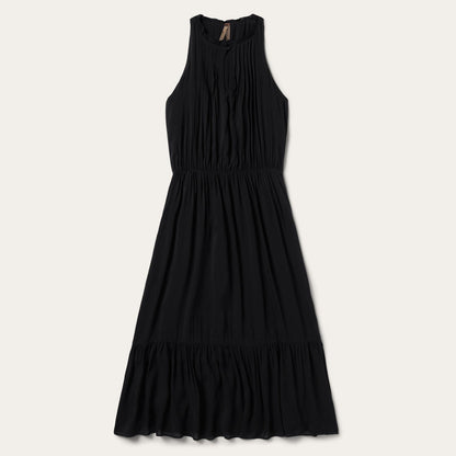 Solid Sleeveless Prairie Dress Women