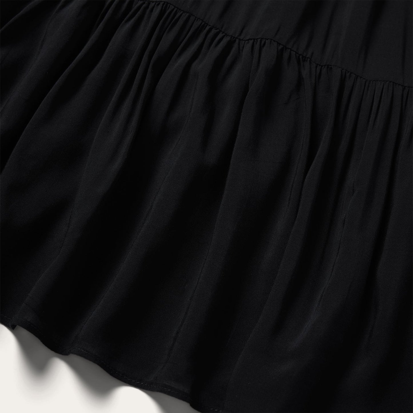 Solid Sleeveless Prairie Dress Women