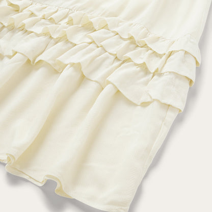 Cream Herringbone Dress Women