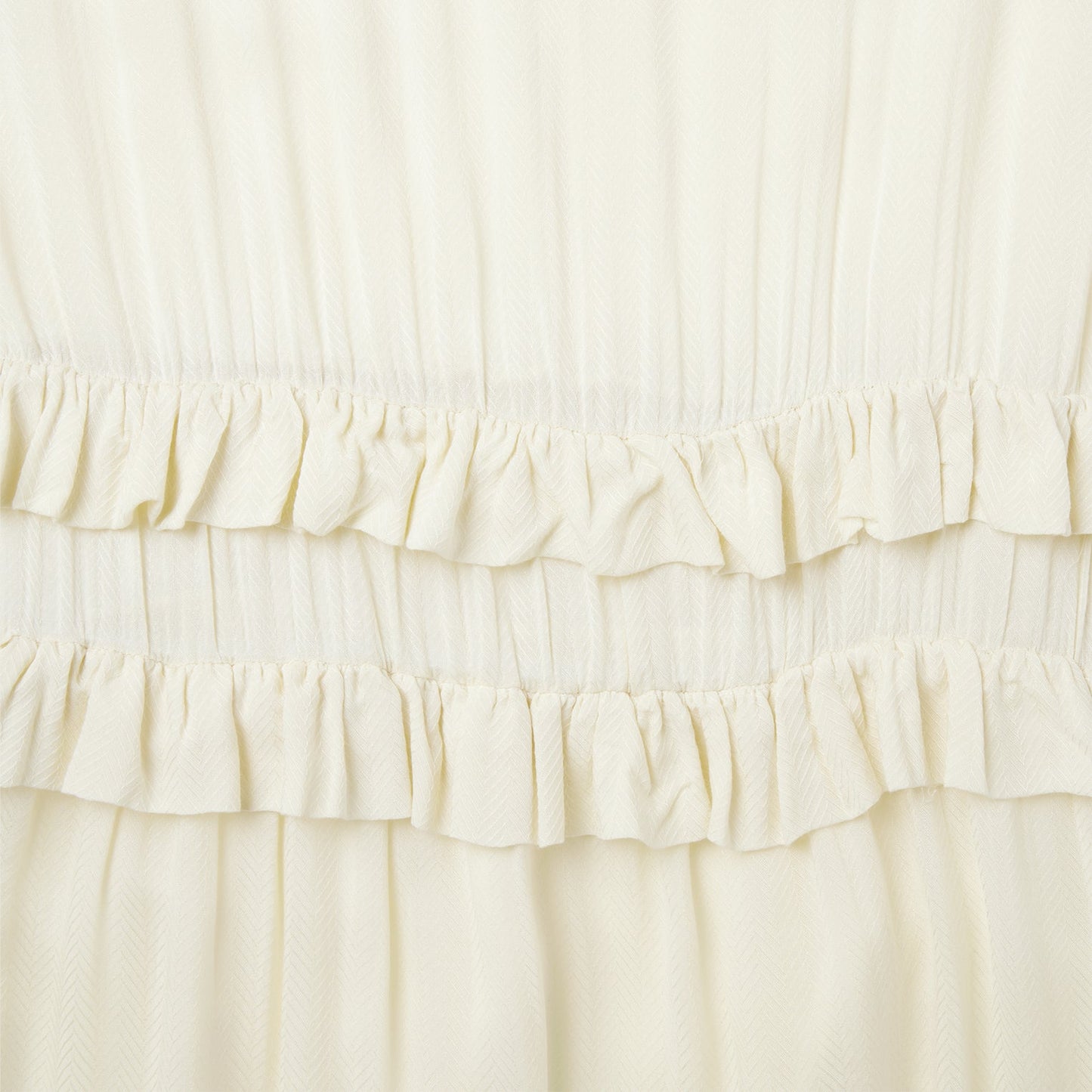 Cream Herringbone Dress Women