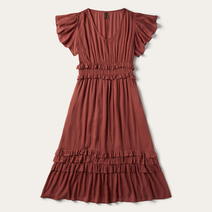 Cinnamon Herringbone Dress Women